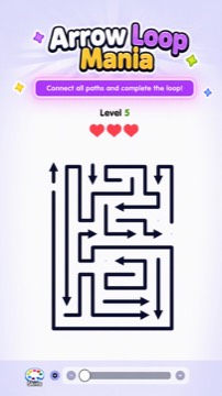 Level 5 asking you to connect all paths and complete the loop